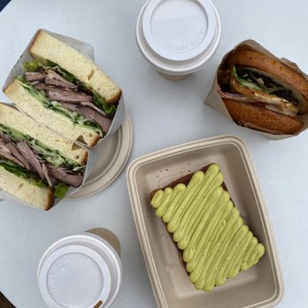 Breadbelly - Breakfast spread: Char Siu Sando, kaya toast and breakfast sandwich - Bakeries Near Me - San Francisco, California Breadbelly - Breakfast spread: Char Siu Sando, kaya toast and breakfast sandwich - Bakeries Near Me - San Francisco, California