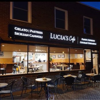 Lucia’s Bistro - Outside of restaurant at night - Sandwiches Near Me - Pitman, New Jersey
