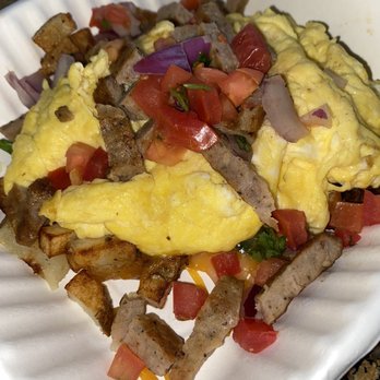 Mary Lane Cafe - Breakfast Bowl ($11.99) Sauteed Spinach, all natural sausage, potatoes, cheese, scrambled eggs, pico de gallo - Breakfast & Brunch Near Me - San Gabriel, California Mary Lane Cafe - Breakfast Bowl ($11.99) Sauteed Spinach, all natural sausage, potatoes, cheese, scrambled eggs, pico de gallo - Breakfast & Brunch Near Me - San Gabriel, California