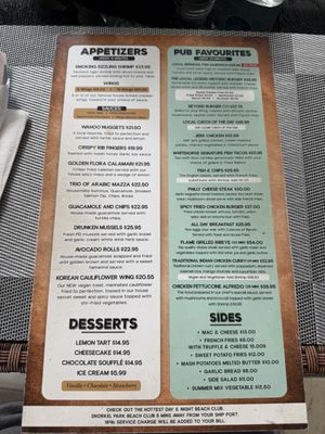 Menu photo 2 White Horse Pub & Restaurant St Georges, ABE Menu photo 2 White Horse Pub & Restaurant St Georges, ABE