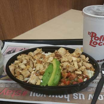 El Pollo Loco - Double chicken bowl - Mexican Near Me - Hayward, California