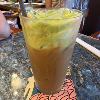 Chao - Vietnamese Iced Coffee - C Ph Sa D w matcha foam - Asian Fusion Near Me - Honolulu, Hawaii