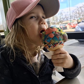 Schultz's Treat Street - Superman Ice Cream Cone - Ice Cream & Frozen Yogurt Near Me - Kalamazoo, Michigan