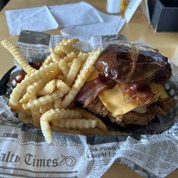 Old Mac's - Bacon burger but with a chicken cutlet - Convenience Stores Near Me - Dieterich, Illinois Old Mac's - Bacon burger but with a chicken cutlet - Convenience Stores Near Me - Dieterich, Illinois