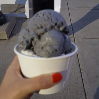 Lake Effect Ice Cream - This is the London Fog (earl grey tea) ice cream over the hidden Paula's donuts ice cream. Both are amazing. - Ice Cream & Frozen Yogurt Near Me - Lockport, New York