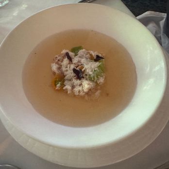 Dry Creek Kitchen - Dungeness Crab Gazpacho - New American Near Me - Healdsburg, California Dry Creek Kitchen - Dungeness Crab Gazpacho - New American Near Me - Healdsburg, California