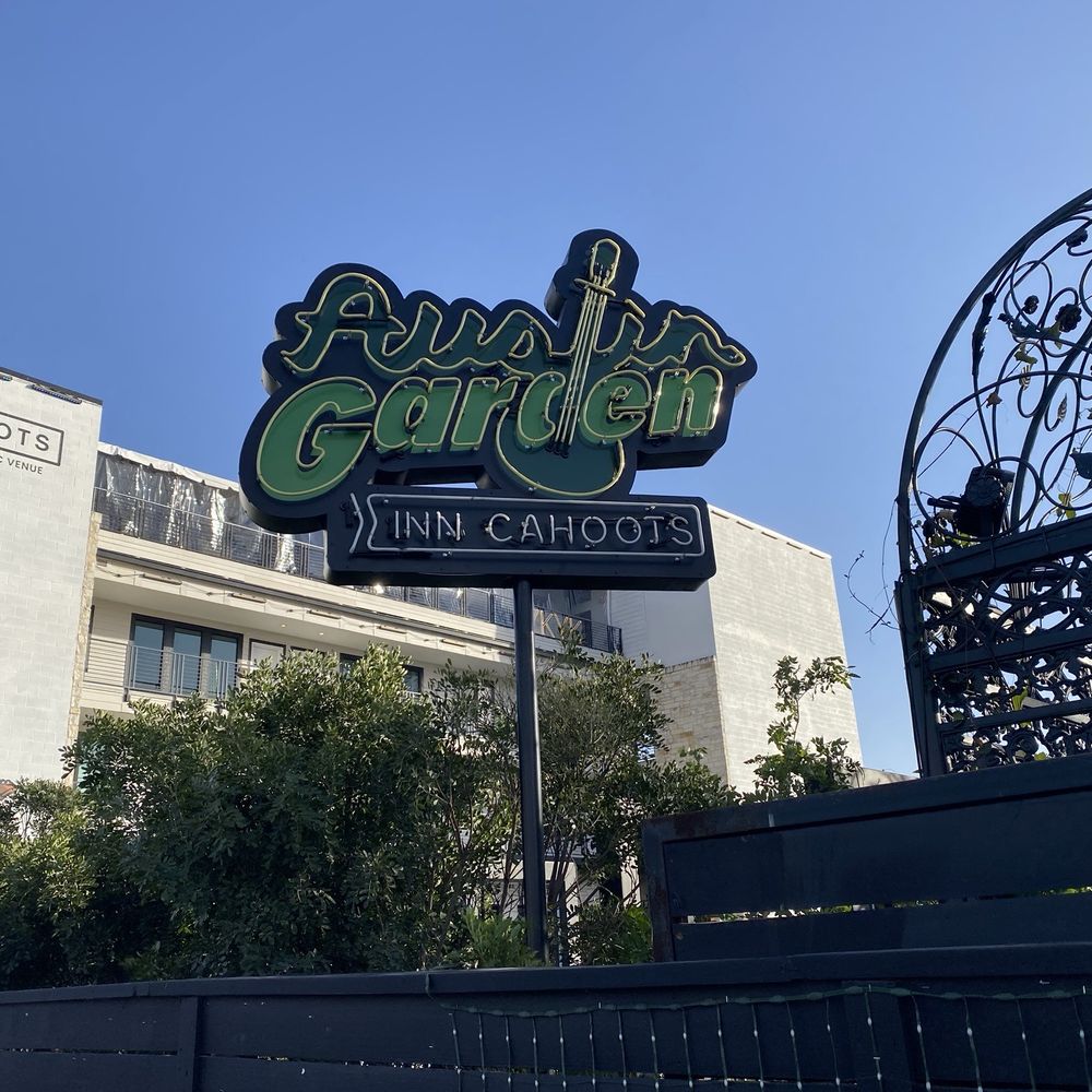 Inn Cahoots - Sign - Hotels Near Me - Austin, Texas Inn Cahoots - Sign - Hotels Near Me - Austin, Texas