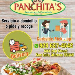 Panchitas Restaurant - Delivery and pick up only call to make an order!