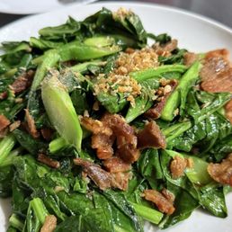 Chinese Broccoli With Crispy Pork