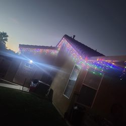 Loepke’s Window Detailing - Christmas light view