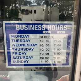 Business hours Business hours