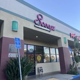 Exterior outside entrance of Scoopz Premium Ice Cream - Walnut, California Exterior outside entrance of Scoopz Premium Ice Cream - Walnut, California