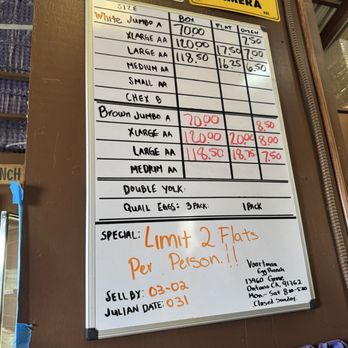 Voortman's Egg Ranch - Prices as of 2/1/2025 - Specialty Food Near Me - Ontario, California Voortman's Egg Ranch - Prices as of 2/1/2025 - Specialty Food Near Me - Ontario, California