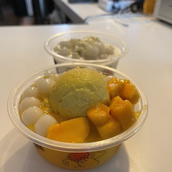 Hui Lau Shan - 100. Mango Chewy Ball 203. Durian Chewy Ball - Desserts Near Me - Bellevue, Washington