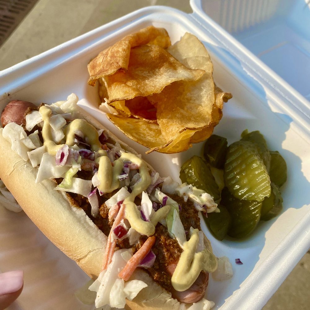 Jill's Mobile Kitchen - The Riverman (Cincy chili dog) - Food Trucks Near Me