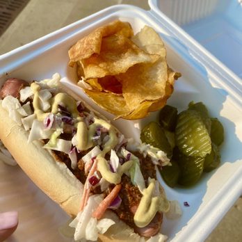 Jill's Mobile Kitchen - The Riverman (Cincy chili dog) - Food Trucks Near Me Jill's Mobile Kitchen - The Riverman (Cincy chili dog) - Food Trucks Near Me