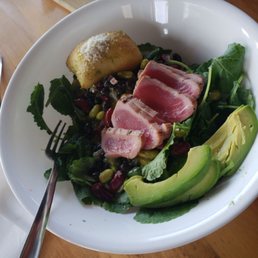Seared ahi tuna salad for lunch Seared ahi tuna salad for lunch