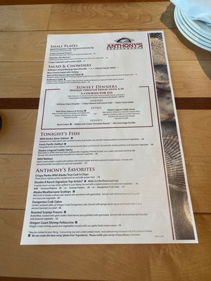 Menu photo 3 Anthony's - Coeur d'Alene Coeur d'Alene, ID Menu photo 3 Anthony's - Coeur d'Alene Coeur d'Alene, ID