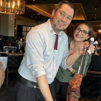Fogo de Chão - Our gaucho Chito and manager Marily - Steakhouses Near Me - El Segundo, California Fogo de Chão - Our gaucho Chito and manager Marily - Steakhouses Near Me - El Segundo, California
