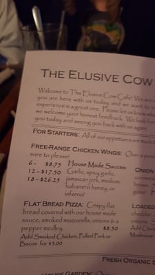 Menu photo 8 The Elusive Cow Cafe Bellevue, KY