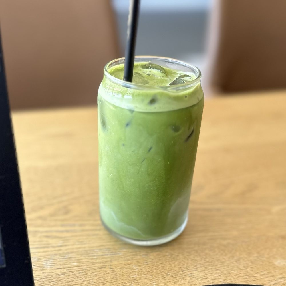 Margin Cafe Coffee Roasters - Matcha Latte w/ oat milk. ( ^_^)b - Coffee & Tea Near Me - Diamond Bar, California Margin Cafe Coffee Roasters - Matcha Latte w/ oat milk. ( ^_^)b - Coffee & Tea Near Me - Diamond Bar, California