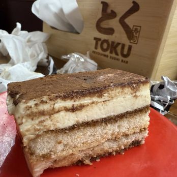 Toku Revolving Sushi - Tiramisu - Conveyor Belt Sushi Near Me - Lexington, Kentucky Toku Revolving Sushi - Tiramisu - Conveyor Belt Sushi Near Me - Lexington, Kentucky