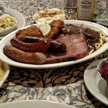 Schnitzelbank - All meat sampler - American Near Me - Jasper, Indiana