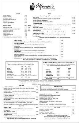 Menu photo 4 Alfonso's Italian Restaurant Dallas, TX Menu photo 4 Alfonso's Italian Restaurant Dallas, TX