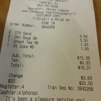 Chick-fil-A - Fast Food Near Me - Tamarac, Florida Chick-fil-A - Fast Food Near Me - Tamarac, Florida