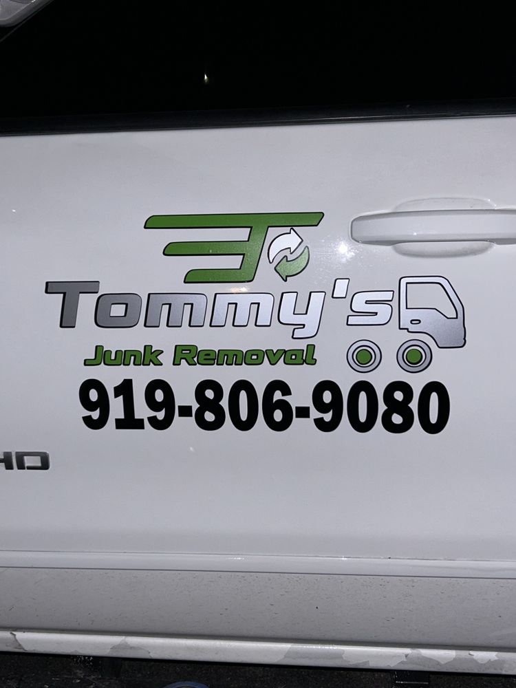 TOMMYS JUNK REMOVAL Raleigh, North Carolina Junk Removal & Hauling