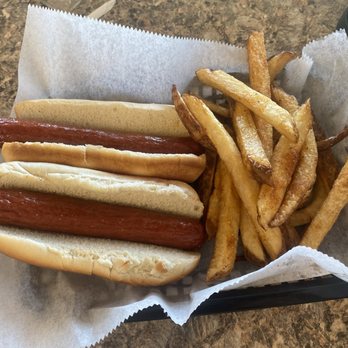 Bamboo Beach Bar & Grill - Hotdogs and fries - New American Near Me - Madeira Beach, Florida