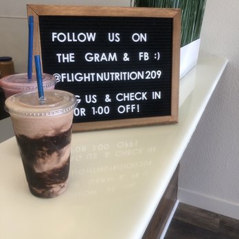 Flight Nutrition - Love this place the shakes are delicious. The staff is super friendly and not to mention they use good quality protein! - Juice Bars & Smoothies Near Me - Modesto, California