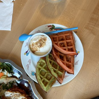 The Boat - Waffles (half half) - Vietnamese Near Me - Seattle, Washington The Boat - Waffles (half half) - Vietnamese Near Me - Seattle, Washington