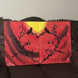 Cheers N Paint Art Studio - The finished product