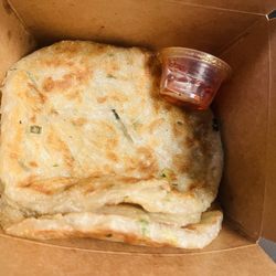 Mr. Dim Sum - Scallion pancakes made to order - delicious!