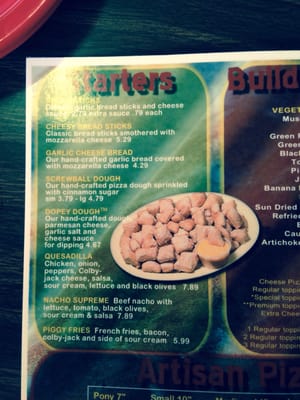 Menu photo 8 Bubba's Pizza Fremont, IN