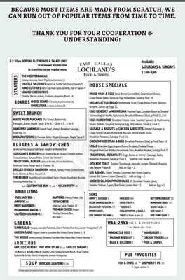 Menu photo 7 Lochland's Dallas, TX