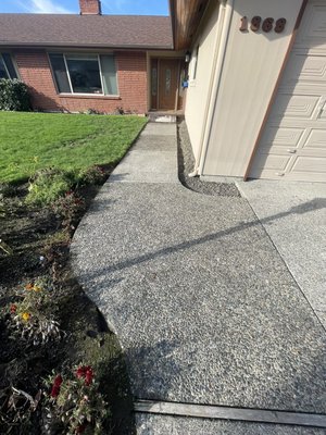Pathway cleaning - Non bleach pathway and drive way cleaning service