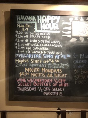 Menu photo 2 Havana Virginia Beach, VA