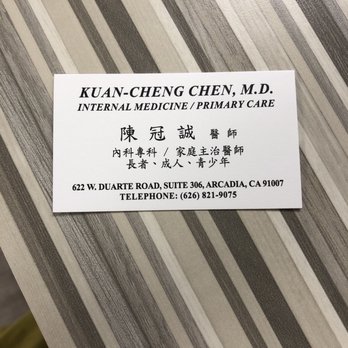 Chen Kuan-Cheng MD - Doctors Near Me - Arcadia, California Chen Kuan-Cheng MD - Doctors Near Me - Arcadia, California