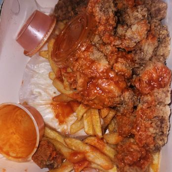 HipHop Fish & Chicken - Fried gizzards, fries 'n bread. - Chicken Wings Near Me - Waldorf, Maryland