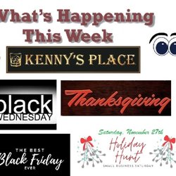 Kenny's Place - Busy week! Come on down!