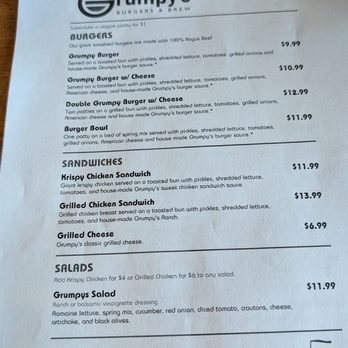 GRUMPY’S BURGERS & BREW - Updated April 2025 - 63 Photos & 70 Reviews ...