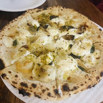 The Doughfellas - White pizza with hot honey. Yes please!! - Pizza Near Me - Pompano Beach, Florida The Doughfellas - White pizza with hot honey. Yes please!! - Pizza Near Me - Pompano Beach, Florida