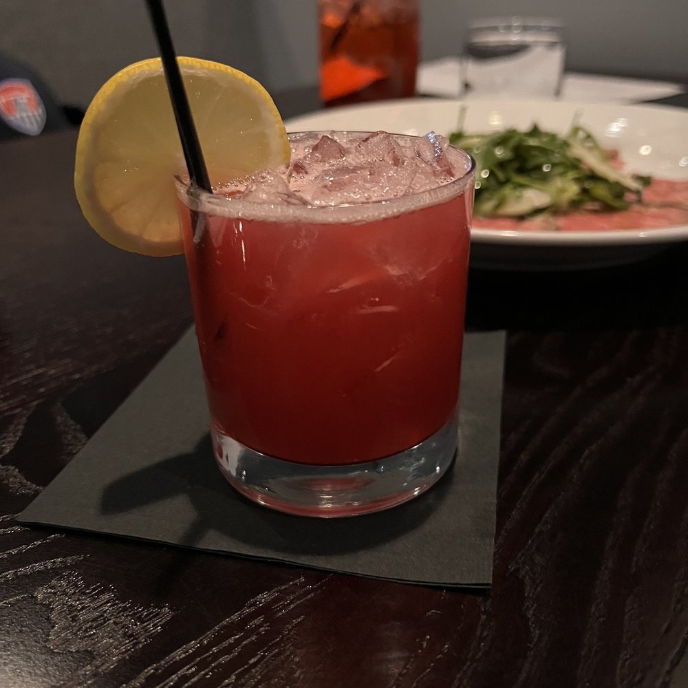 Plate - Hibiscus Whiskey Sour - Italian Near Me - Leawood, Kansas