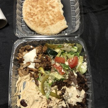 Cedar Mediterranean Restaurant - Shawarma combo platter beef and chicken, hummus, pita, salad - Lebanese Near Me - Rochester, New York Cedar Mediterranean Restaurant - Shawarma combo platter beef and chicken, hummus, pita, salad - Lebanese Near Me - Rochester, New York