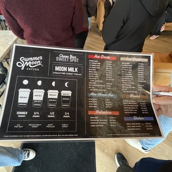 Summer Moon Coffee - Drink menu - Coffee & Tea Near Me - Wheaton, Illinois
