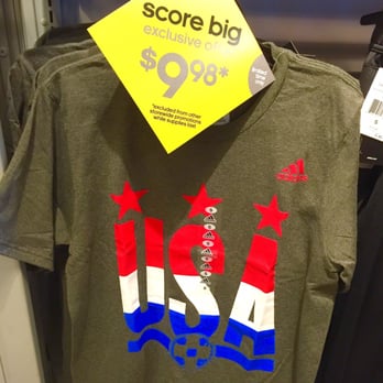 Adidas Retail - Regular tshirt. This one USA while they had others including Mexico and Argentina. - Shoe Stores Near Me - Michigan City, Indiana