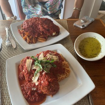Cassarino's Restaurant - Bracciola ($23; front) and Cassalinga ($15; back). The Cassalinga was chicken-parm elevated to a whole new level. - Italian Near Me - Providence, Rhode Island Cassarino's Restaurant - Bracciola ($23; front) and Cassalinga ($15; back). The Cassalinga was chicken-parm elevated to a whole new level. - Italian Near Me - Providence, Rhode Island