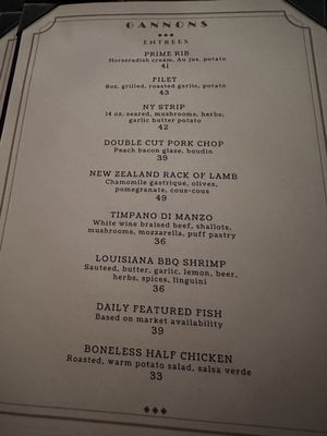 Menu photo 8 Gannons Nashville Nashville, TN